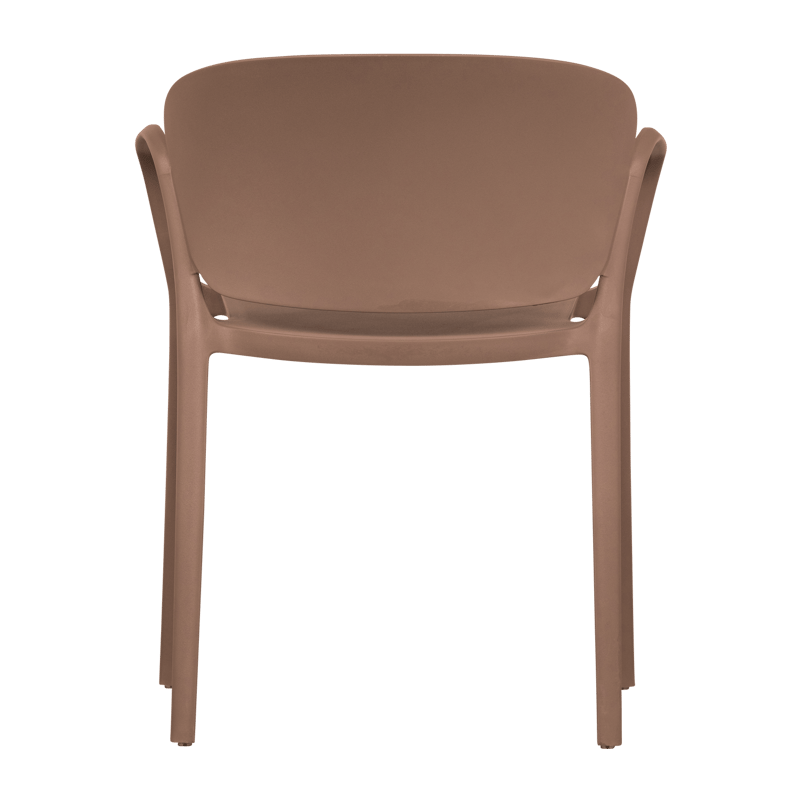 Spisestol Bent utendørs - Lakserosa - Hagemøbler & utemiljø - Balkong & terrasse - Balkongmøbler - Balkongstoler