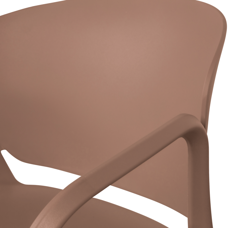 Spisestol Bent utendørs - Lakserosa - Hagemøbler & utemiljø - Balkong & terrasse - Balkongmøbler - Balkongstoler