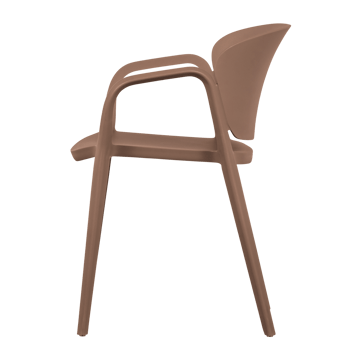 Spisestol Bent utendørs - Lakserosa - Hagemøbler & utemiljø - Balkong & terrasse - Balkongmøbler - Balkongstoler