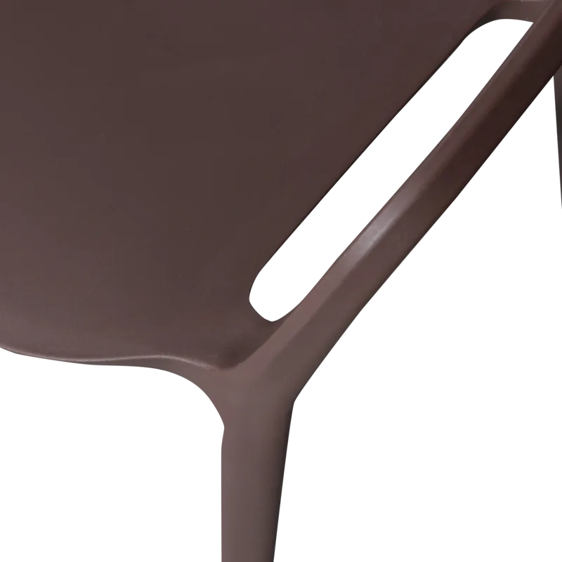 Spisestol Bent utendørs - Lilla/Brun - Hagemøbler & utemiljø - Balkong & terrasse - Balkongmøbler - Balkongstoler
