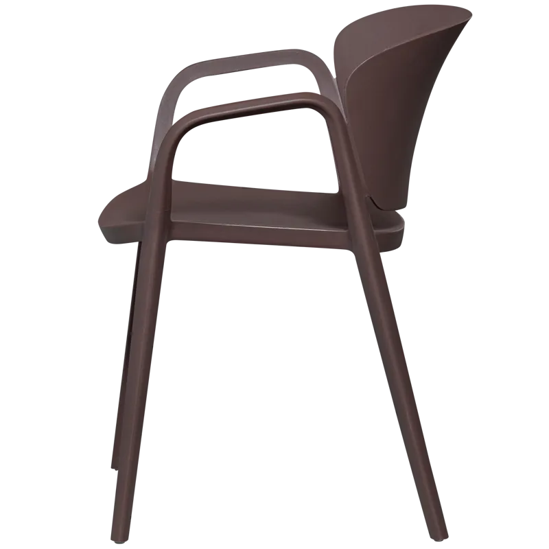 Spisestol Bent utendørs - Lilla/Brun - Hagemøbler & utemiljø - Balkong & terrasse - Balkongmøbler - Balkongstoler