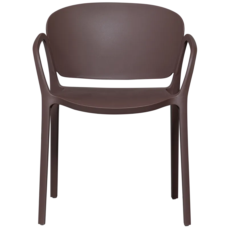 Spisestol Bent utendørs - Lilla/Brun - Hagemøbler & utemiljø - Balkong & terrasse - Balkongmøbler - Balkongstoler