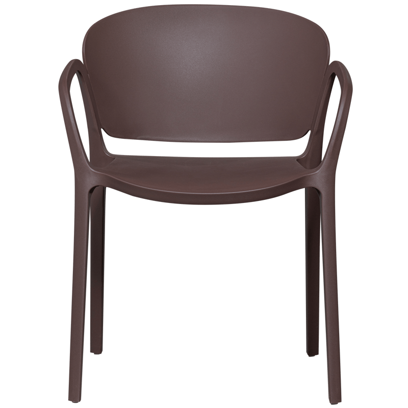 Spisestol Bent utendørs - Lilla/Brun - Hagemøbler & utemiljø - Balkong & terrasse - Balkongmøbler - Balkongstoler