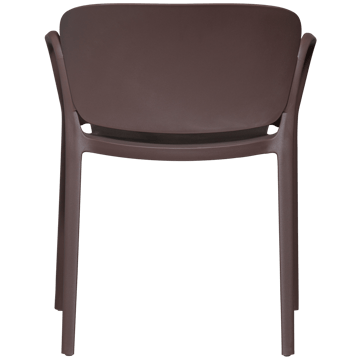 Spisestol Bent utendørs - Lilla/Brun - Hagemøbler & utemiljø - Balkong & terrasse - Balkongmøbler - Balkongstoler
