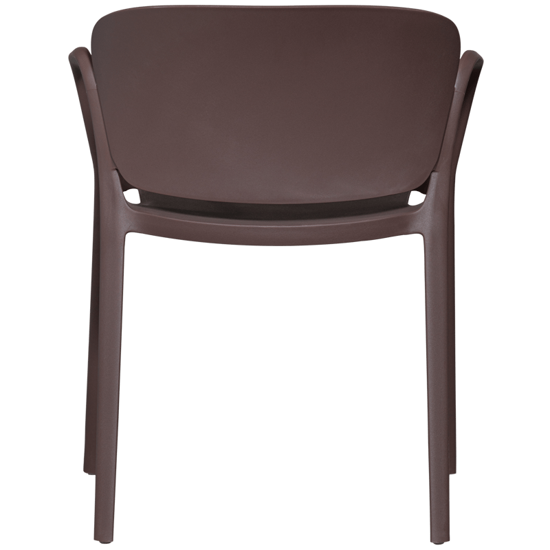 Spisestol Bent utendørs - Lilla/Brun - Hagemøbler & utemiljø - Balkong & terrasse - Balkongmøbler - Balkongstoler