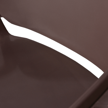 Spisestol Bent utendørs - Lilla/Brun - Hagemøbler & utemiljø - Balkong & terrasse - Balkongmøbler - Balkongstoler