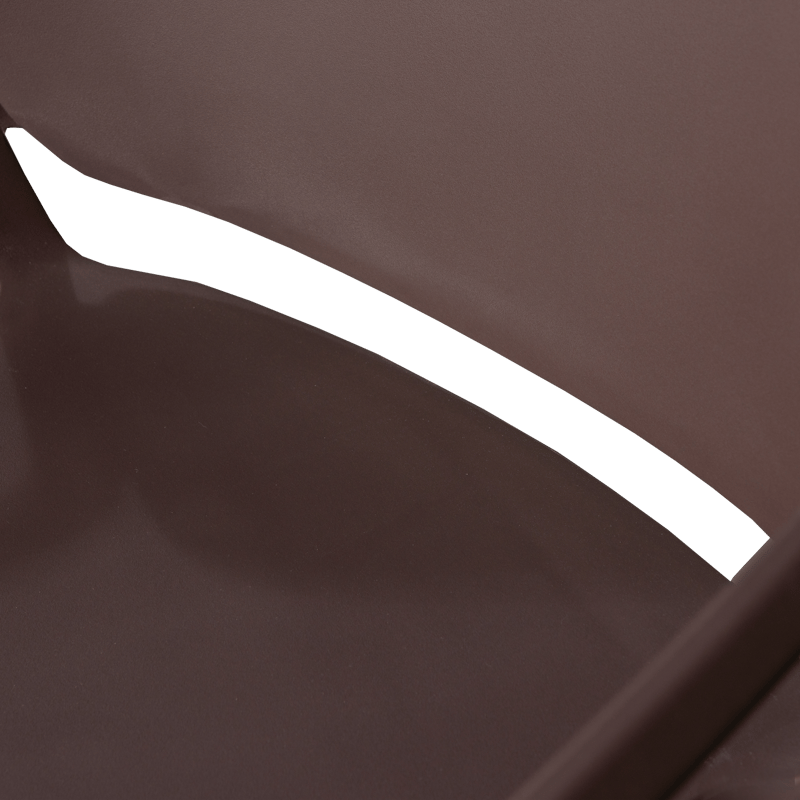 Spisestol Bent utendørs - Lilla/Brun - Hagemøbler & utemiljø - Balkong & terrasse - Balkongmøbler - Balkongstoler