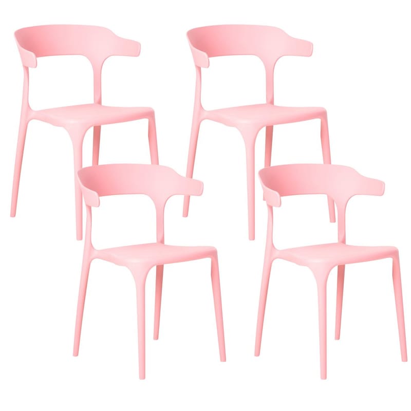 Spisestol Gubbio 4-pakning, Rosa