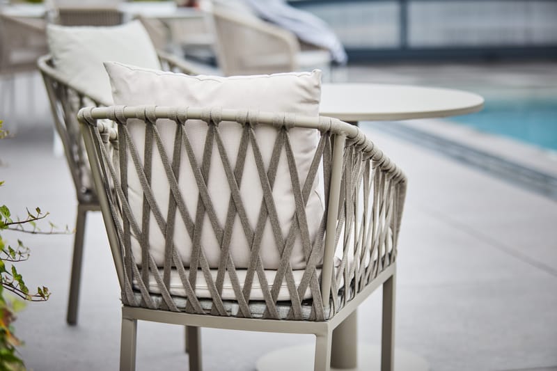 Spisestol Hillerstorp Jet Set 2-pakning - Beige - Hagemøbler & utemiljø - Balkong & terrasse - Balkongmøbler - Balkongstoler