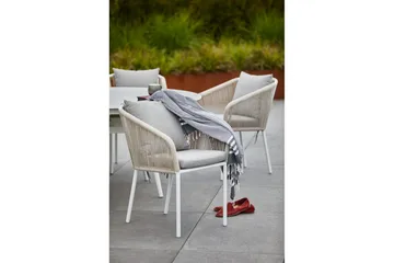 Spisestol Hillerstorp Lersund Hvit - Hvit - Hagemøbler & utemiljø - Balkong & terrasse - Balkongmøbler - Balkongstoler