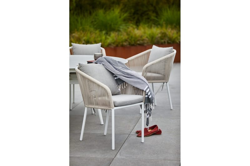 Spisestol Hillerstorp Lersund Hvit - Hvit - Hagemøbler & utemiljø - Balkong & terrasse - Balkongmøbler - Balkongstoler