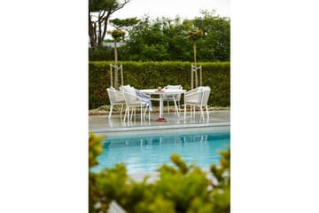 Spisestol Hillerstorp Lersund Hvit - Hvit - Hagemøbler & utemiljø - Balkong & terrasse - Balkongmøbler - Balkongstoler