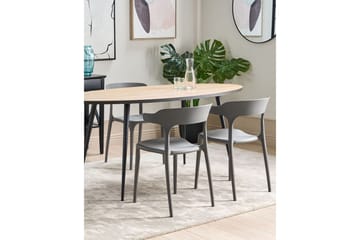 Squinzano Lenestol - Grå - Hagemøbler & utemiljø - Balkong & terrasse - Balkongmøbler - Balkongstoler