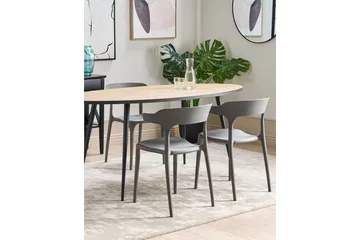 Squinzano Lenestol - Grå - Hagemøbler & utemiljø - Balkong & terrasse - Balkongmøbler - Balkongstoler