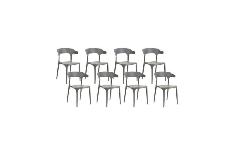 Squinzano Lenestol - Grå - Møbler - Stoler - Spisestuestoler & kjøkkenstoler