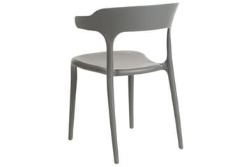 Squinzano Lenestol - Grå - Møbler - Stoler - Spisestuestoler & kjøkkenstoler