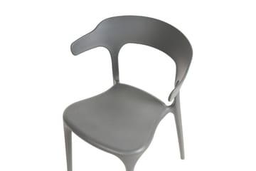 Squinzano Lenestol - Grå - Hagemøbler & utemiljø - Balkong & terrasse - Balkongmøbler - Balkongstoler