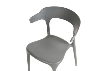 Squinzano Lenestol - Grå - Hagemøbler & utemiljø - Balkong & terrasse - Balkongmøbler - Balkongstoler