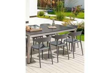 Squinzano Lenestol - Grå - Møbler - Stoler - Spisestuestoler & kjøkkenstoler