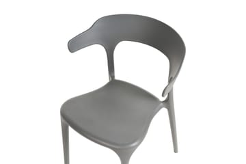 Squinzano Lenestol - Grå - Møbler - Stoler - Spisestuestoler & kjøkkenstoler