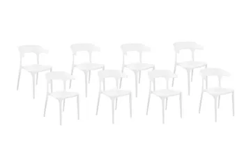 Squinzano Lenestol - Hvit - Hagemøbler & utemiljø - Balkong & terrasse - Balkongmøbler - Balkongstoler