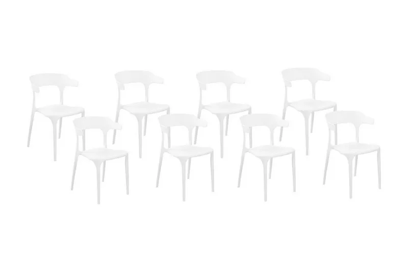 Squinzano Lenestol - Hvit - Hagemøbler & utemiljø - Balkong & terrasse - Balkongmøbler - Balkongstoler