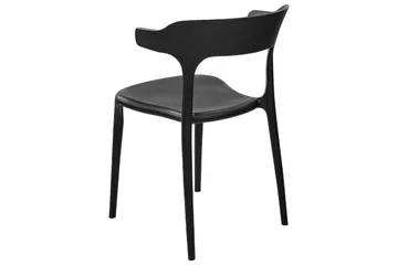 Squinzano Lenestol - Svart - Møbler - Stoler - Spisestuestoler & kjøkkenstoler