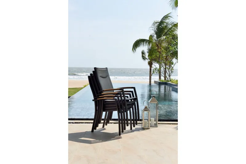 Stablebar lenestol Lifestyle Garden Panama 4-pack - Hagemøbler & utemiljø - Balkong & terrasse - Balkongmøbler - Balkongstoler