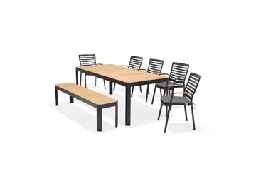 Stablebar lenestol Lifestyle Garden Portals carver 4 - Hagemøbler & utemiljø - Balkong & terrasse - Balkongmøbler - Balkongstoler