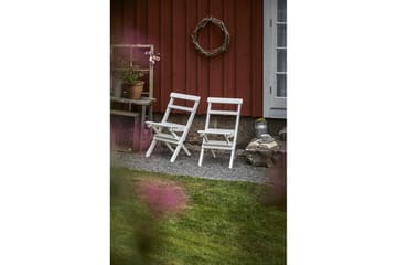 Stol Hillerstorp Torpet klappstol Hvit - Hvit - Hagemøbler & utemiljø - Balkong & terrasse - Balkongmøbler - Balkongstoler
