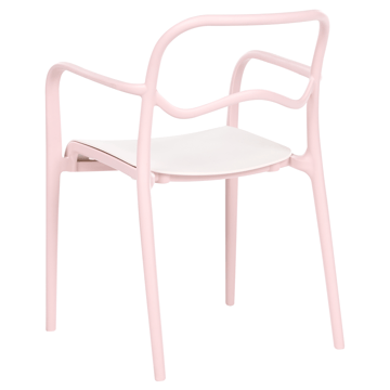 Stol utendørs Thasos - Rosa/Beige - Hagemøbler & utemiljø - Balkong & terrasse - Balkongmøbler - Balkongstoler