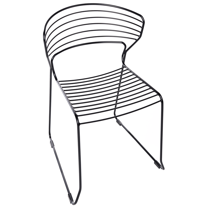 Stol utendørs Pistoia - Svart - Hagemøbler & utemiljø - Balkong & terrasse - Balkongmøbler - Balkongstoler