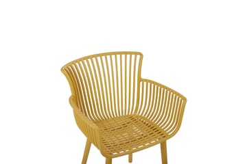 Taurisano Lenestol - Gul - Hagemøbler & utemiljø - Balkong & terrasse - Balkongmøbler - Balkongstoler