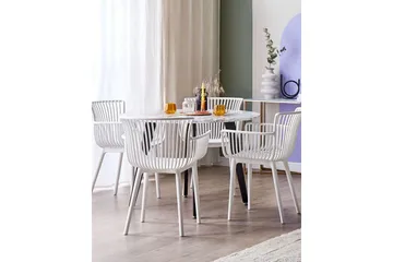 Taurisano Lenestol - Hvit - Hagemøbler & utemiljø - Balkong & terrasse - Balkongmøbler - Balkongstoler