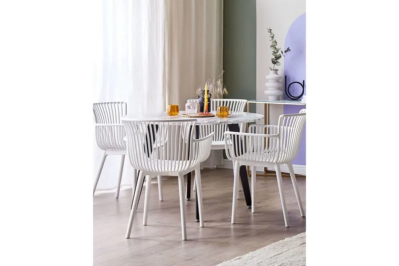 Taurisano Lenestol - Hvit - Hagemøbler & utemiljø - Balkong & terrasse - Balkongmøbler - Balkongstoler