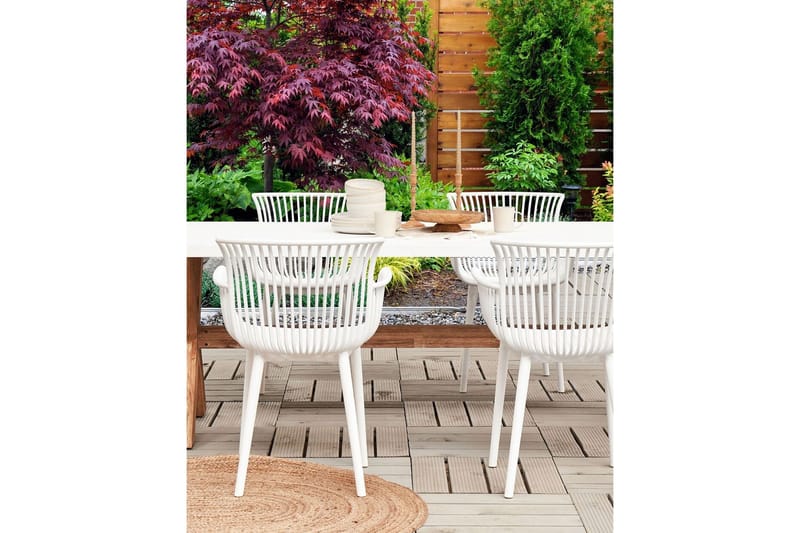 Taurisano Lenestol - Hvit - Hagemøbler & utemiljø - Balkong & terrasse - Balkongmøbler - Balkongstoler