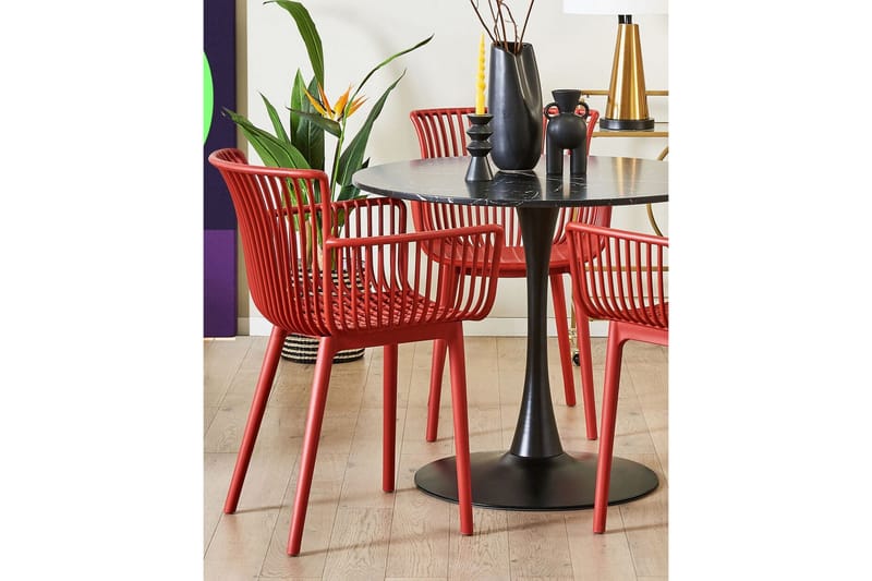 Taurisano Lenestol - Rød - Hagemøbler & utemiljø - Balkong & terrasse - Balkongmøbler - Balkongstoler