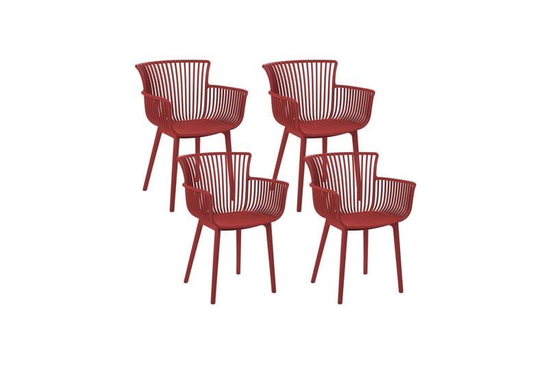 Taurisano Lenestol - Rød - Hagemøbler & utemiljø - Balkong & terrasse - Balkongmøbler - Balkongstoler