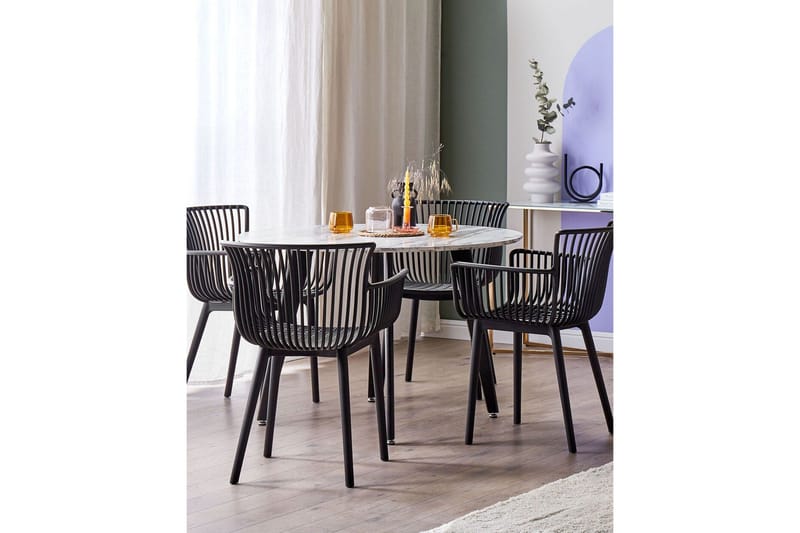 Taurisano Lenestol - Svart - Hagemøbler & utemiljø - Balkong & terrasse - Balkongmøbler - Balkongstoler