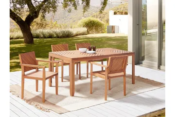 Taviano Lenestol - Lysebrun - Hagemøbler & utemiljø - Balkong & terrasse - Balkongmøbler - Balkongstoler