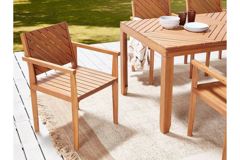 Taviano Lenestol - Lysebrun - Hagemøbler & utemiljø - Balkong & terrasse - Balkongmøbler - Balkongstoler