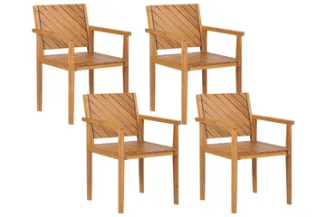 Taviano Lenestol - Lysebrun - Hagemøbler & utemiljø - Balkong & terrasse - Balkongmøbler - Balkongstoler