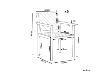 Taviano Lenestol - Lysebrun - Hagemøbler & utemiljø - Balkong & terrasse - Balkongmøbler - Balkongstoler