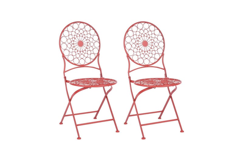 Terrace Spisestol Utendørs - Rød - Hagemøbler & utemiljø - Balkong & terrasse - Balkongmøbler - Balkongstoler