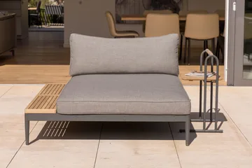 TOPAZ Dagbedd XL - Tre/Grå - Hagemøbler & utemiljø - Balkong & terrasse - Balkongmøbler - Balkongsofa