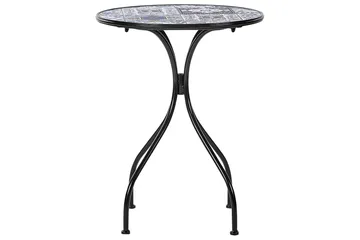 Trädgårdsbord Beliani Civita Black||blue||Brown - Hagemøbler & utemiljø - Balkong & terrasse - Balkongmøbler - Balkongbord