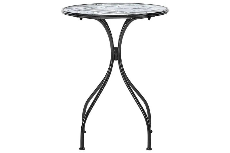 Trädgårdsbord Beliani Cozzana Black||Green - Hagemøbler & utemiljø - Balkong & terrasse - Balkongmøbler - Balkongbord