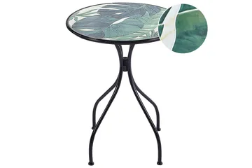 Trädgårdsbord Beliani Cozzana Black||Green - Hagemøbler & utemiljø - Balkong & terrasse - Balkongmøbler - Balkongbord