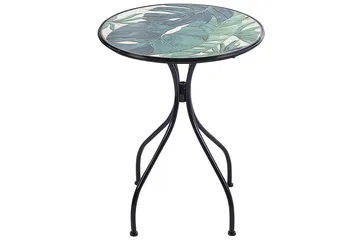 Trädgårdsbord Beliani Cozzana Black||Green - Hagemøbler & utemiljø - Balkong & terrasse - Balkongmøbler - Balkongbord