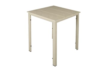 Tunis Cafébord Utendørs 70x70 cm - Beige - Hagemøbler & utemiljø - Balkong & terrasse - Balkongmøbler - Balkongbord
